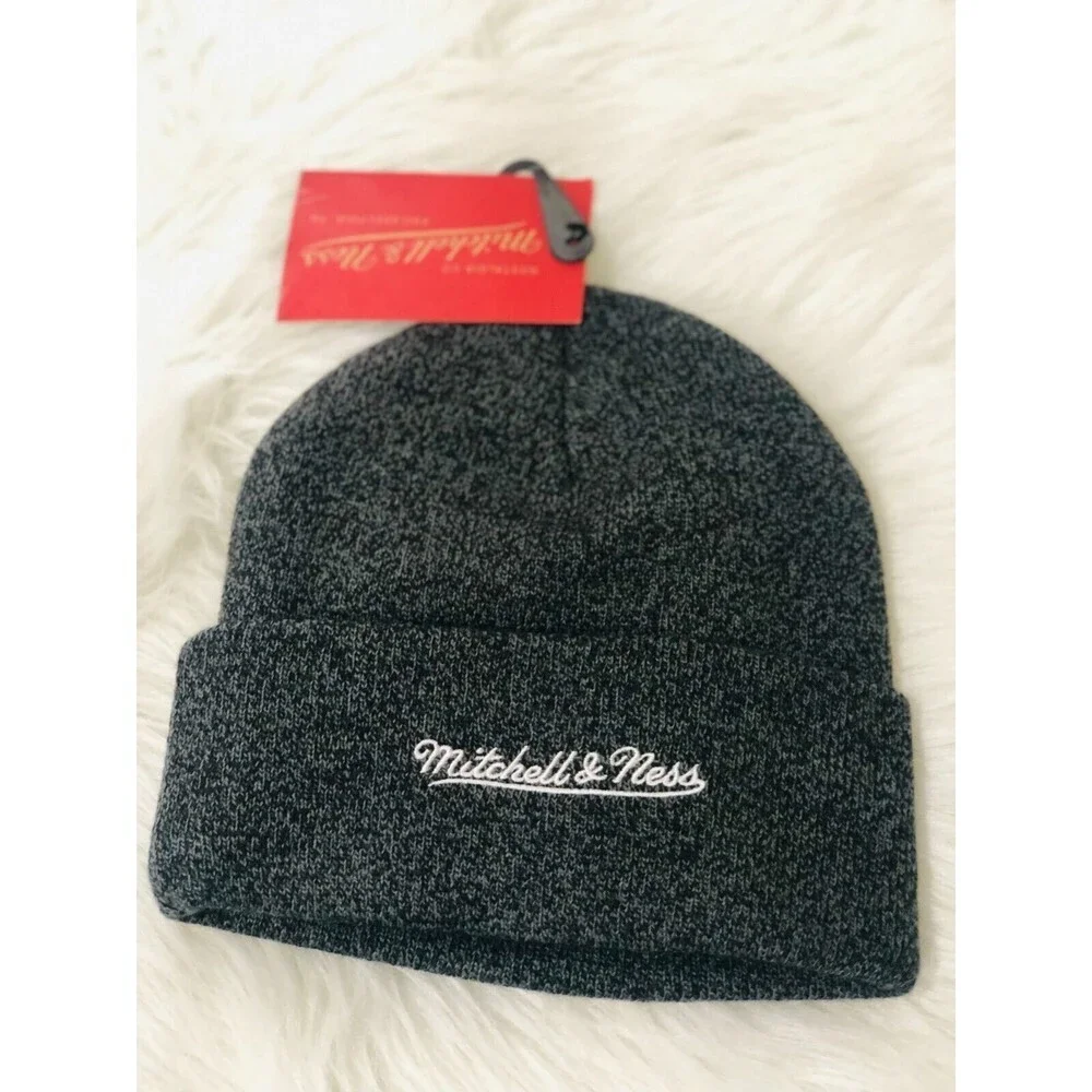 Mitchell & Ness Los Angeles‎ Lakers NBA 60th Anniversary Cuffed Beanie Hat Gray